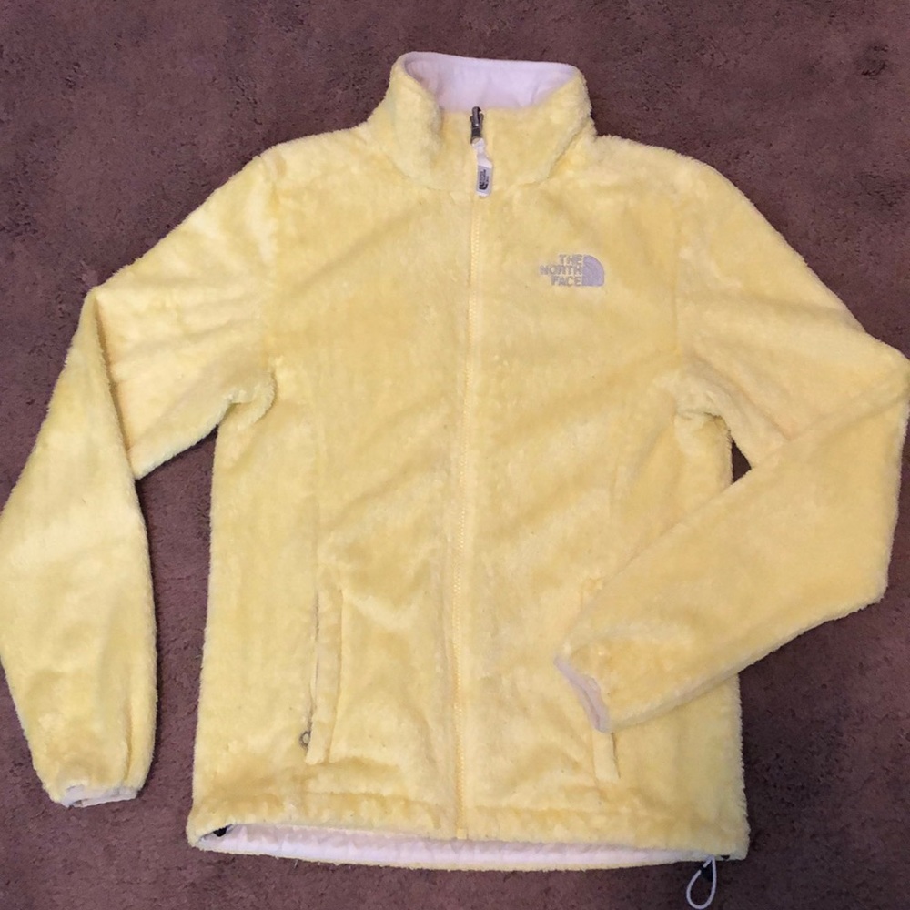 XS The North Face fuzzy jacket